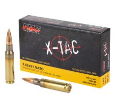 PMC X-TAC 7.62x51 NATO Rifle Ammo 147 Grain FMJ-BT 500rd CASE