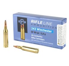 PPU 243 Winchester Soft Point 90gr 20rd