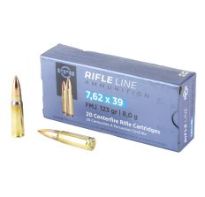PPU 7.62x39 FMJ 123gr 20rd