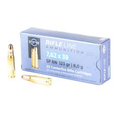 PPU 7.62x39 Soft Point 123gr 20rd
