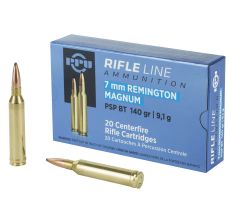 PPU 7mm Remington Mag Psp 140gr 20rd
