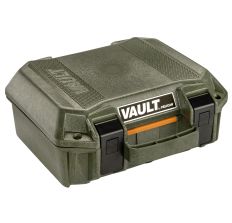 PELICAN V100C VAULT CASE LOCKABLE WITH FOAM OD GREEN