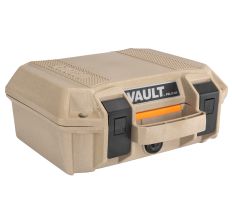 PELICAN V100C VAULT CASE LOCKABLE WITH FOAM TAN