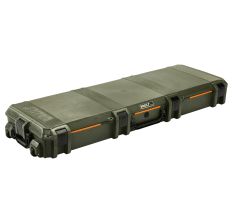 PELICAN V800 VAULT DOUBLE RIFLE LOCKABLE WITH FOAM OD GREEN
