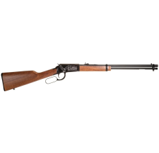 Rossi Rio Bravo .22 WMR Lever Action Rifle - Black 20" Barrel 12rd Hardwood Stock & Forend Eagle Engraving