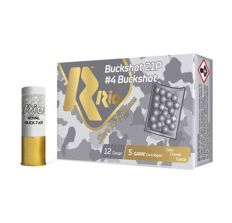 Rio Buckshot Royal 12ga 2.75" 21 pellet #4 Buckshot 5rd