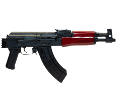 Century Arms Romanian Draco Stamped AK-47 Pistol - Black 7.62x39 12.25" Barrel Red Wood Handguard 30RD