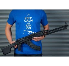 FIME GROUP T-SHIRT ROYAL BLUE KEEP CALM AND RPK ON - MEDIUM