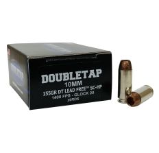 Doubletap 10mm 155gr Solid Copper Hollow Point 20rd