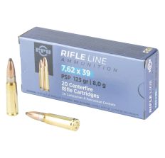 PPU 7.62x39 Pointed Soft Point 123gr 20rd