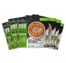ReadyWise Outdoor Pro Adventure Meal - Farfalle alla Vodka with Chicken | 6 Pack