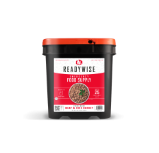 ReadyWise Freeze Dried Meat & Rice Survival Bucket