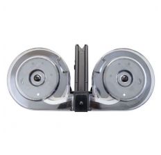 RWB AR-15 .223/5.56 Dual Drum Magazine Black 100rd Gen 2 Reinforced Feed Lips