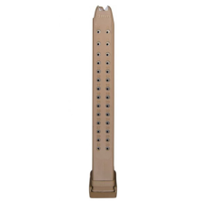 RWB 9mm Magazine Tan 33rd  Gen 2  Fits Glock 17, 19, 26, 34