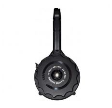 RWB .40 S&W Drum Magazine 50rd Fits Glock .40S&W - Black