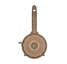 RWB 9mm Drum Magazine Tan 50rd Gen 2 Fits Glock 17, 19, 26, 34