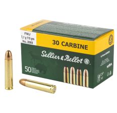 Sellier & Bellot Rifle 30 Carbine 110Gr FMJ 50rd