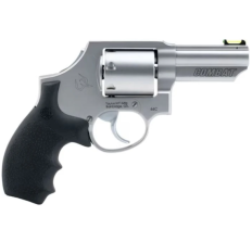 Taurus 66C Revolver - Stainless Steel | 357 MAG | 3" | 7RD | HOGUE GRIPS