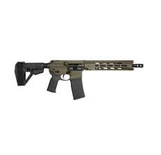 Diamondback Obsidian DB15 AR Pistol - OD Green | 5.56NATO | 11.5" Barrel | 11" M-LOK Handguard | SBA5 Brace