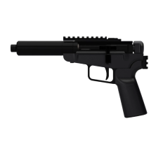 Dark Mountain Arms STOWAWAY Single-Shot Pistol - Black | 5.7x28 | 5" Threaded Barrel | Optic Ready | Rear Picatinny Rail