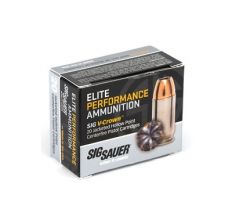 Sig Sauer AMMO 9mm 124GR JHP 20rd 