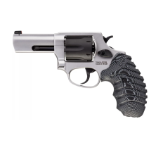 Taurus Defender 856 Stainless Steel Revolver 38 Special +P 3" Barrel 6rd VZ Black/Gray Grip Front Night Sight