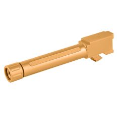 TRUE PRECISION BARREL GLOCK G19 GOLD THREADED