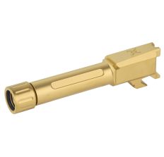 TRUE PRECISION HELLCAT BARREL 9MM GOLD THREADED
