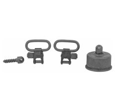 Uncle Mike's Mag Cap & Wood Screw 1" Swivel Black