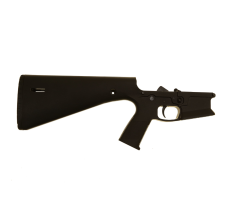 Wraithworks WARP-15 Black Polymer Complete AR15 Lower Receiver Mil-Spec Parts Kit Integral Buttstock & Textured Pistol Grip