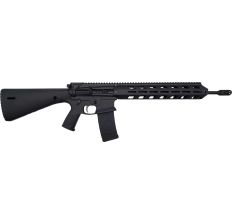 Wraithworks WARP15 Polymer AR15 Rifle Black .223 Wylde 16" Stainless Barrel Integral Buttstock & Textured Pistol Grip Trap Door Buttplate Lightweight Rifle Only 5 lbs