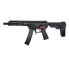 Wraithworks WARSCORP9 Side-charging AR Pistol Black 9mm 8.5" Barrel 7" M-LOK Rail Accepts Scorpion Mags Binary trigger
