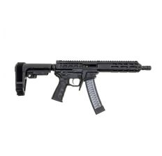 Wraithworks WARSCORP9 Roller Delayed Side-Charging AR Pistol 9mm 8.5" 35rd SB SBA3 Brace Black