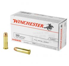 Winchester USA Ammo .38 Special 130gr FMJ - 50rd Box