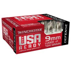 Winchester Handgun Ammunition 9mm +P 124gr Hollow Point 20rd Box