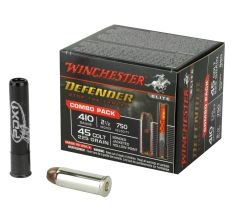 Winchester Ammunition Defender Pack 410 2.5" and 45 Long Colt 225gr JHP 20rd