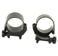 Weaver Top Mount 30mm Low Ring Black