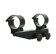 Weaver Side Mount 1" High Long Bracket Black