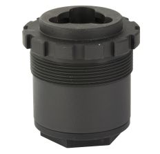 YHM HEAVY DUTY 3-Lug Adapter 1-3/8"-24 Black