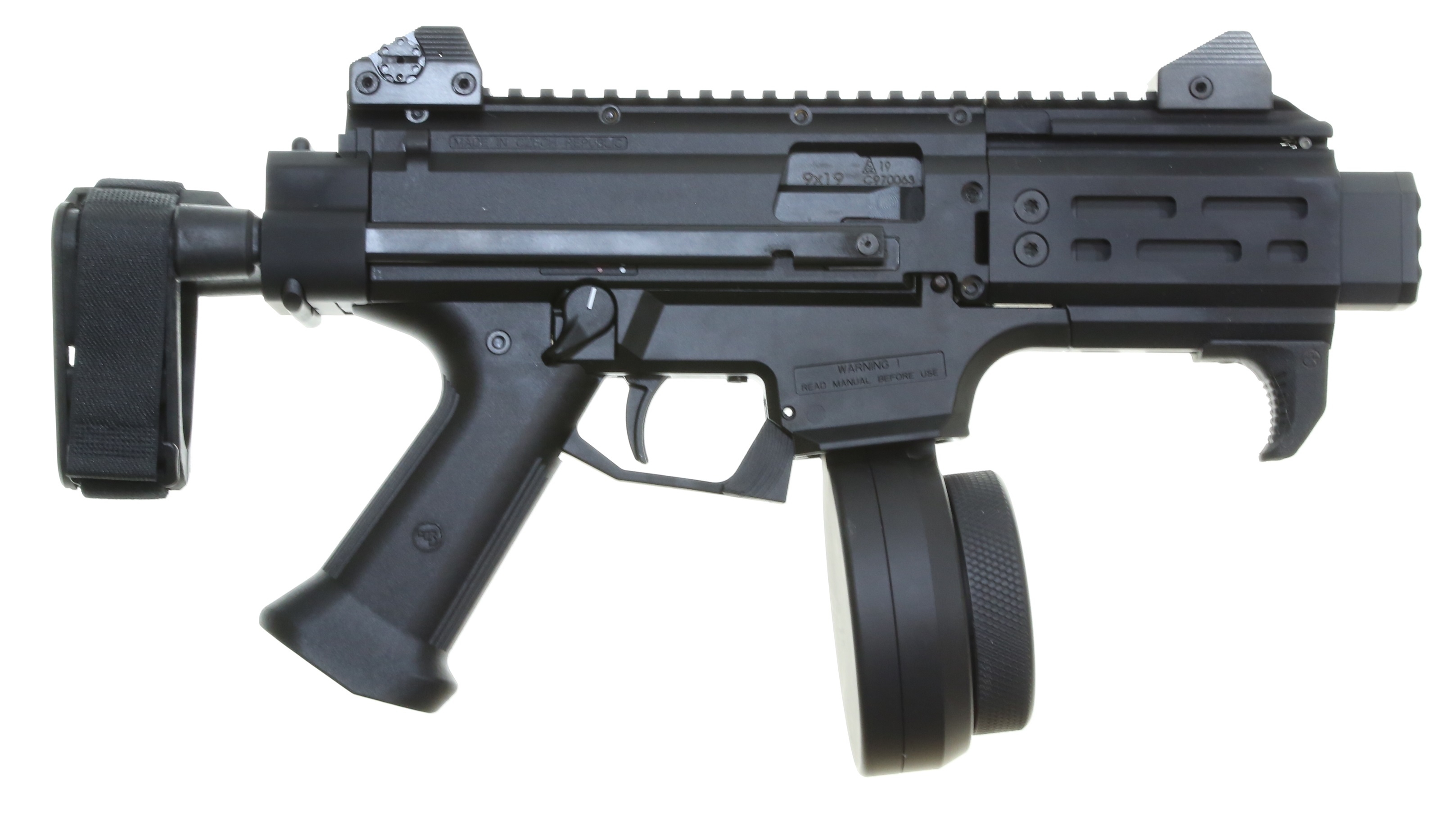 Scorpion Cz Evo S2 9mm Micro Drum 50rd Pistol Barrel Availability S1.