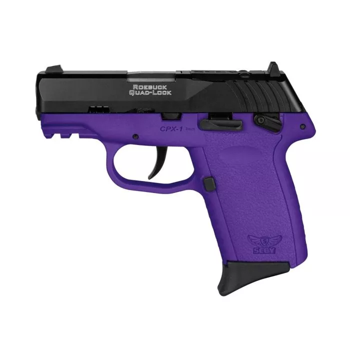 SCCY CPX-1 Gen 3 9mm Pistol Black/Purple 10rd | Prepper Gun Shop