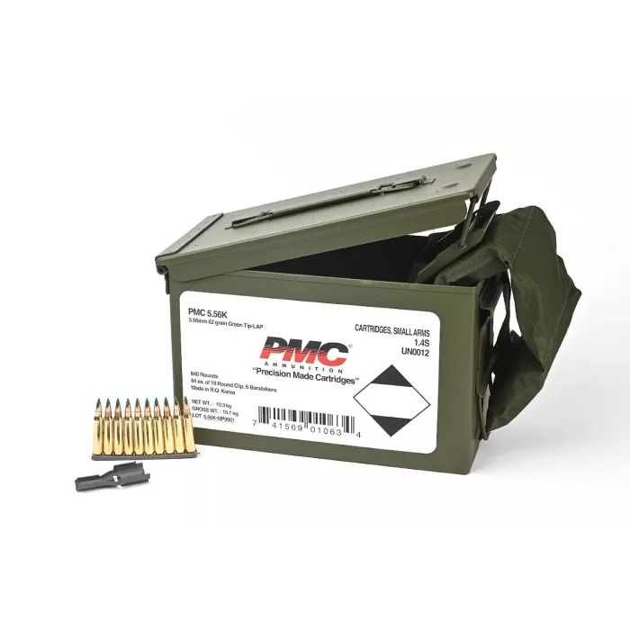 PMC 5.56 62gr FMJ Ammo 840rd | Prepper Gun Shop