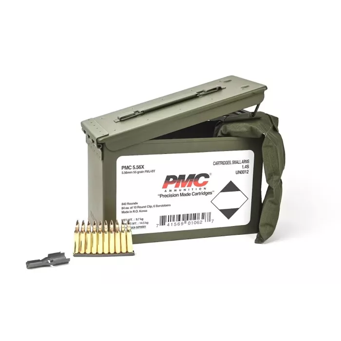 PMC 5.56 55gr FMJ Ammo 840rd | Prepper Gun Shop