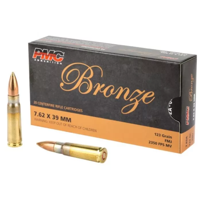 PMC Bronze 7.62x39 123gr 20rd | Prepper Gun Shop | Prepper Gun Shop